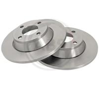 2x Disco de freno macizo 16201 A.B.S. para AUDI 80 B4 Sedán 80 B4 Avant