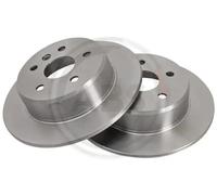 2x Disco de freno macizo 16277 A.B.S. para TOYOTA LEXUS