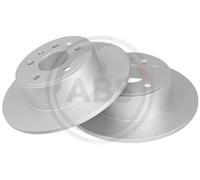 2x Disco de freno macizo 16489 A.B.S. para SAAB OPEL