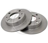 2x Disco de freno macizo 16529 A.B.S. para SUBARU VIVIO