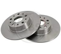 2x Disco de freno macizo 16583 A.B.S. para LANCIA ALFA ROMEO