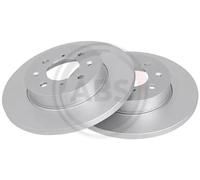 2x Disco de freno macizo 16607 A.B.S. para ROVER 400 II Hatchback 400 II COUPE
