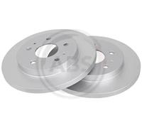 2x Disco de freno macizo 16932 A.B.S. para DAIHATSU TERIOS