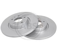 2x Disco de freno macizo 16949 A.B.S. para ALFA ROMEO 156 156 Sportwagon 147