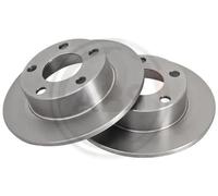 2x Disco de freno macizo 17056 A.B.S. para AUDI A6 C5 A6 C5 Avant