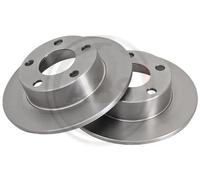 2x Disco de freno macizo 17056 A.B.S. para AUDI A6 C5 A6 C5 Avant