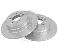 2x Disco de freno macizo 17060 A.B.S. para ROVER MG