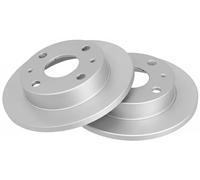 2x Disco de freno macizo 17075 A.B.S. para DAIHATSU MITSUBISHI