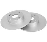 2x Disco de freno macizo 17092 A.B.S. para MAZDA 323 S VI Sedán