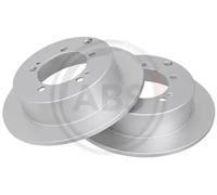 2x Disco de freno macizo 17133 A.B.S. para MITSUBISHI PAJERO PININ I OUTLANDER I
