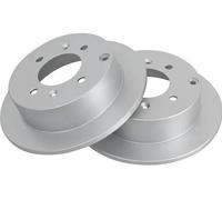 2x Disco de freno macizo 17207 A.B.S. para HYUNDAI KIA