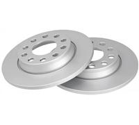 2x Disco de freno macizo 17333 A.B.S. para AUDI SEAT