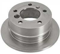 2x Disco de freno macizo 17347 A.B.S. para MERCEDES-BENZ VW