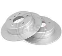 2x Disco de freno macizo 17366 A.B.S. para MERCEDES-BENZ CLASE A VANEO