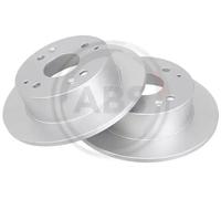 2x Disco de freno macizo 17378 A.B.S. para HONDA ACCORD VI ACCORD VI Coupé