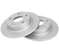 2x Disco de freno macizo 17465 A.B.S. para HONDA ACCORD VII