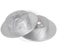 2x Disco de freno macizo 17509 A.B.S. para TOYOTA AVENSIS Liftback AVENSIS