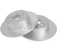 2x Disco de freno macizo 17509 A.B.S. para TOYOTA AVENSIS Liftback AVENSIS