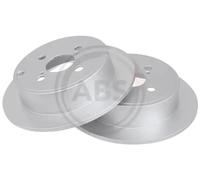 2x Disco de freno macizo 17517 A.B.S. para TOYOTA COROLLA COROLLA Sedán