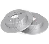 2x Disco de freno macizo 17609 A.B.S. para TOYOTA COROLLA Verso