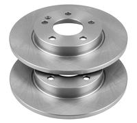 2x Disco de freno macizo 17644 A.B.S. para MERCEDES-BENZ CLASE A