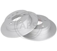 2x Disco de freno macizo 17645 A.B.S. para MERCEDES-BENZ CLASE A