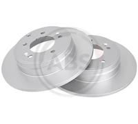 2x Disco de freno macizo 17678 A.B.S. para HYUNDAI SONATA V GRANDEUR