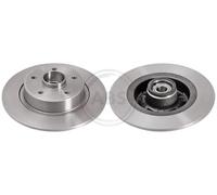 2x Disco de freno macizo 17736C A.B.S. para RENAULT MEGANE II SCÉNIC II