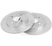 2x Disco de freno macizo 17750 A.B.S. para ASTON MARTIN TOYOTA