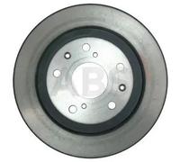 2x Disco de freno macizo 17800 A.B.S. para SUZUKI SWIFT III