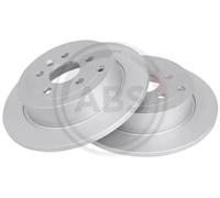 2x Disco de freno macizo 17901 A.B.S. para LAND ROVER FREELANDER 2