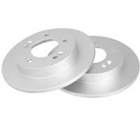 2x Disco de freno macizo 18047 A.B.S. para HYUNDAI KIA