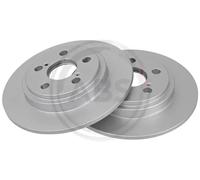 2x Disco de freno macizo 18061 A.B.S. para TOYOTA URBAN CRUISER