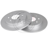 2x Disco de freno macizo 18064 A.B.S. para HONDA JAZZ III JAZZ IV