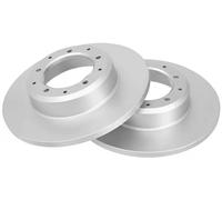 2x Disco de freno macizo 18147 A.B.S. para LAND ROVER DEFENDER Station Wagon