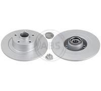 2x Disco de freno macizo 18152C A.B.S. para RENAULT MEGANE III Coupé LAGUNA III