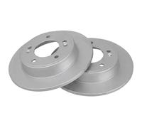 2x Disco de freno macizo 18203 A.B.S. para HYUNDAI KIA