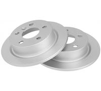 2x Disco de freno macizo 18429 A.B.S. para MINI MINI MINI Descapotable