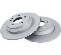 2x Disco de freno macizo 18465 A.B.S. para MERCEDES-BENZ CLASE V VITO Furgoneta