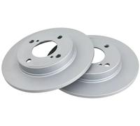 2x Disco de freno macizo 18573 A.B.S. para SUZUKI BALENO