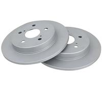 2x Disco de freno macizo 18621 A.B.S. para LEXUS TOYOTA
