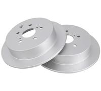 2x Disco de freno macizo 18705 A.B.S. para LEXUS TOYOTA