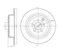 2x Disco de freno macizo 23-0337 METELLI para PEUGEOT FIAT CITROËN LANCIA