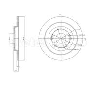 2x Disco de freno macizo 23-1391C METELLI para HONDA CIVIC IX CIVIC IX Sedán