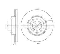 2x Disco de freno macizo 23-1509C METELLI para PEUGEOT 308 I 308 SW I 308 II