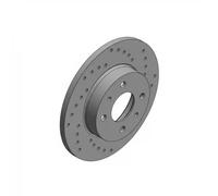 2x Disco de freno macizo 230.2356.52 ZIMMERMANN para ALFA ROMEO FIAT LANCIA YUGO