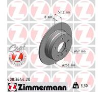 ZIMMERMANN 400.3644.20 Disco de freno