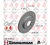 ZIMMERMANN 430.1497.52 Disco de freno