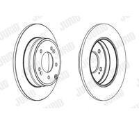 JURID 562849JC Disco de freno