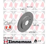 ZIMMERMANN 590.2811.20 Disco de freno